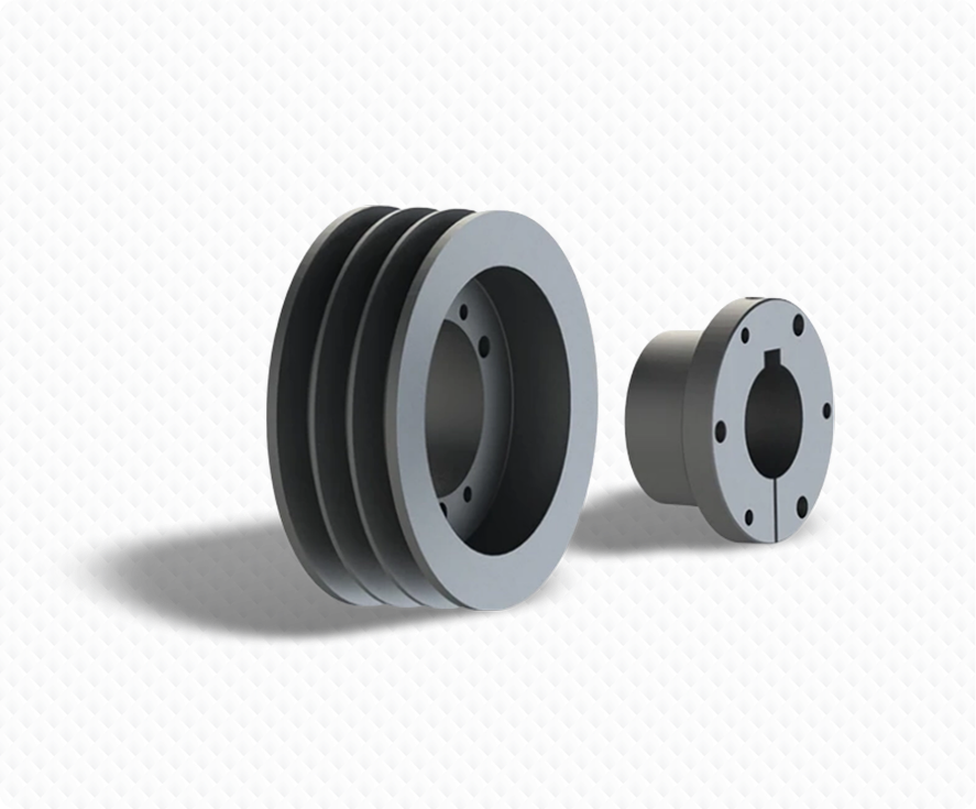 Poleas cono de ajuste desmotadoras